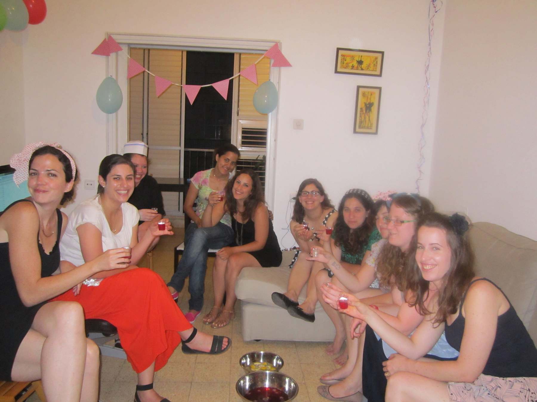  מסיבת רווקות ליאור, תל אביב, 2014